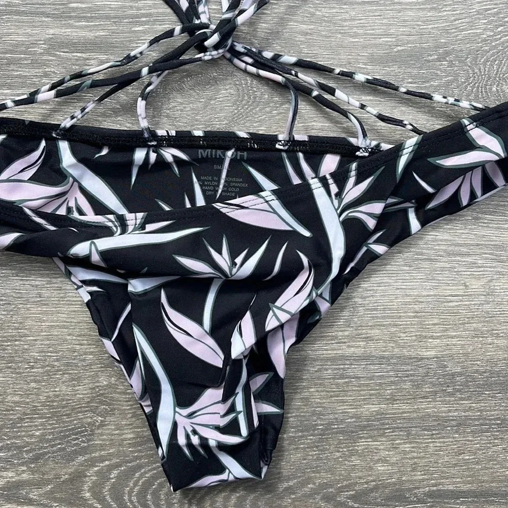 Mikoh Seychelles Monokini One Piece Swimsuit, bird of paradise pink
